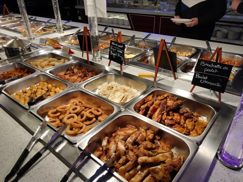 Calamars Et Brochettes de Poulet