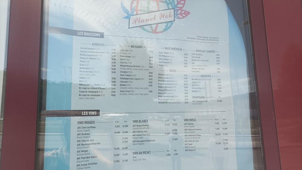 Planète Wok - Menu Image 1